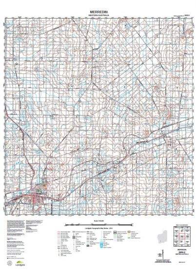Buy 2535-2 Merredin Topographic Map by Landgate (2015) – The Chart ...