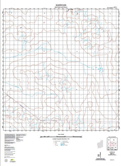2537-4 Karroun Topographic Map by Landgate (2015)