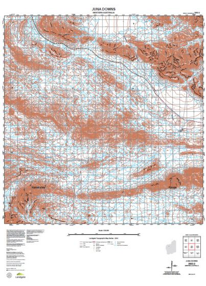 2552-2 Juna Downs Topographic Map by Landgate (2015)