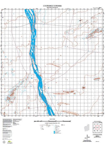 2556-2 Coorungcoorana Topographic Map by Landgate (2015)