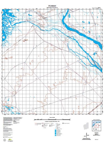 2556-4 Peawah Topographic Map by Landgate (2015)