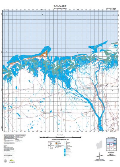 2557-2 Boodarrie Topographic Map by Landgate (2015)