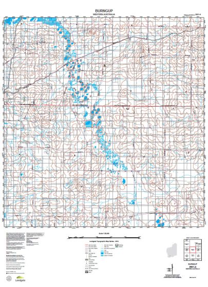 2631-4 Burngup Topographic Map by Landgate (2015)
