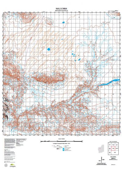 2650-3 Nalgomia Topographic Map by Landgate (2015)