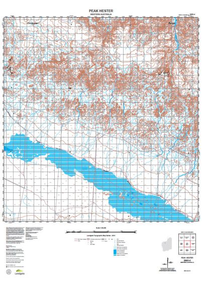 2653-4 Peak Hester Topographic Map by Landgate (2015)
