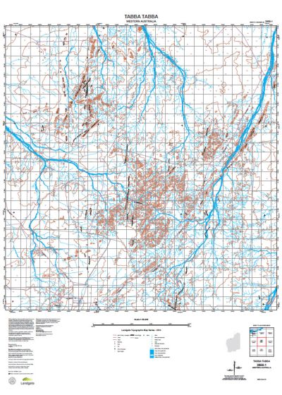 2656-1 Tabba Tabba Topographic Map by Landgate (2015)