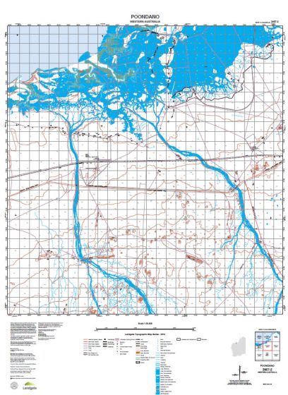 2657-2 Poondano Topographic Map by Landgate (2015)