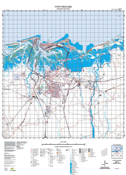 2657-3 Port Hedland Topographic Map by Landgate (2015)