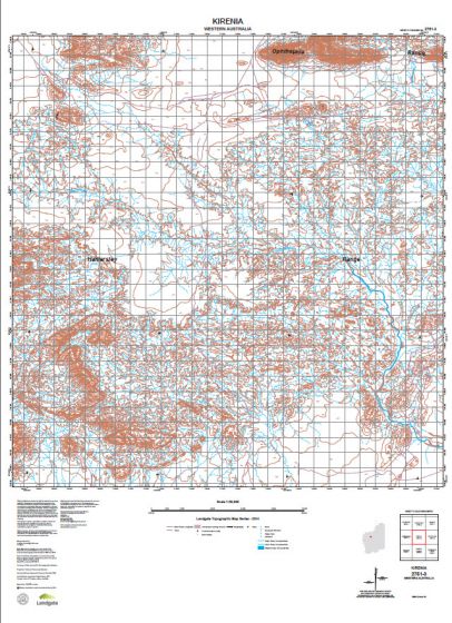 2751-3 Kirenia Topographic Map by Landgate (2015)
