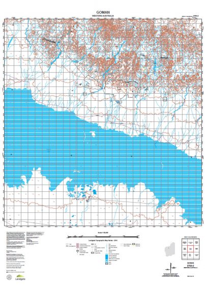 2753-2 Goman Topographic Map by Landgate (2015)