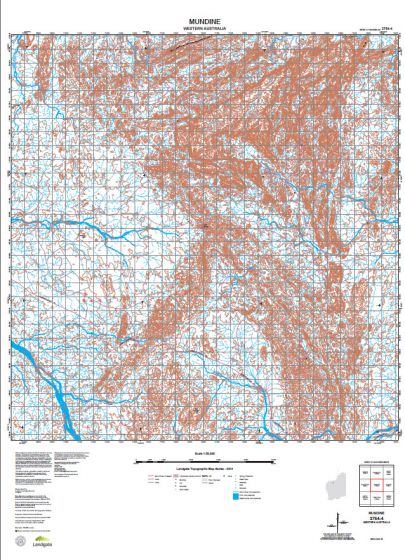 2754-4 Mundine Topographic Map by Landgate (2015)