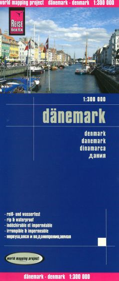 Reise Denmark Folded Travel Map (3rd Edition) by Reise Know-How (2016)