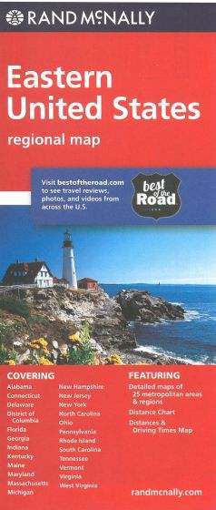 Buy Eastern United States Regional Road Map by Rand McNally (2014 ...