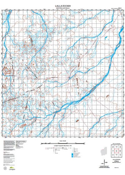 2756-3 Lalla Rookh Topographic Map by Landgate (2015)