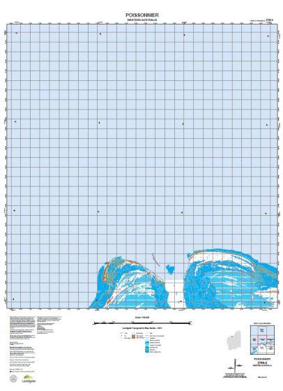 2758-3 Poissonnier Topographic Map by Landgate (2015)