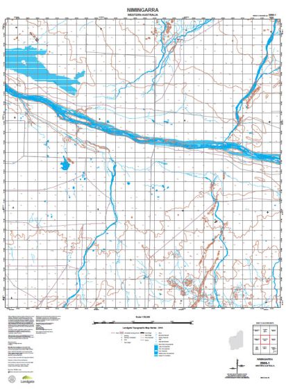 2856-1 Nimingarra Topographic Map by Landgate (2015)