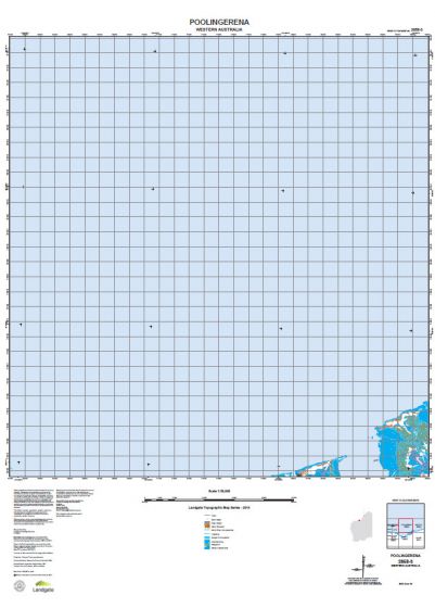 2858-3 Poolingerena Topographic Map by Landgate (2015)