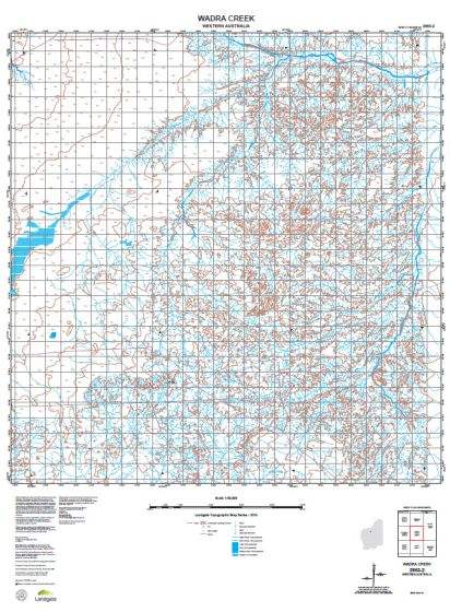 Buy 2953-2 Wadra Creek Topographic Map by Landgate (2015) – The Chart ...
