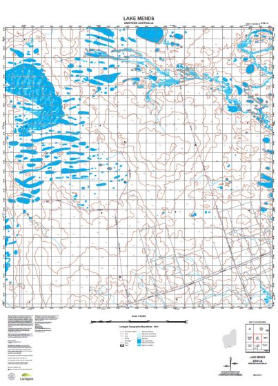 3131-4 Lake Mends Topographic Map by Landgate (2015)