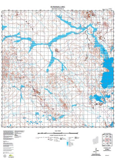 3136-4 Kunanalling Topographic Map by Landgate (2015)