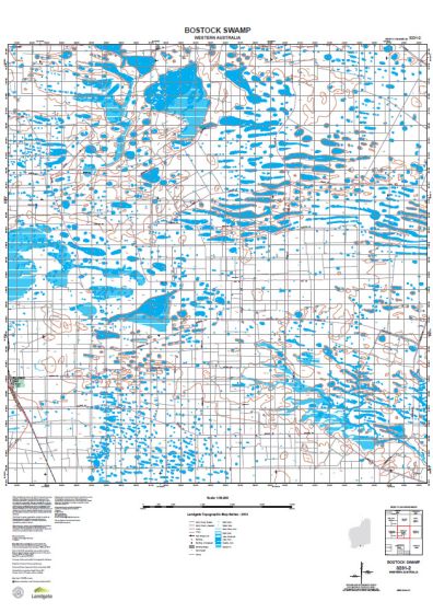 3231-2 Bostock Swamp Topographic Map by Landgate (2015)