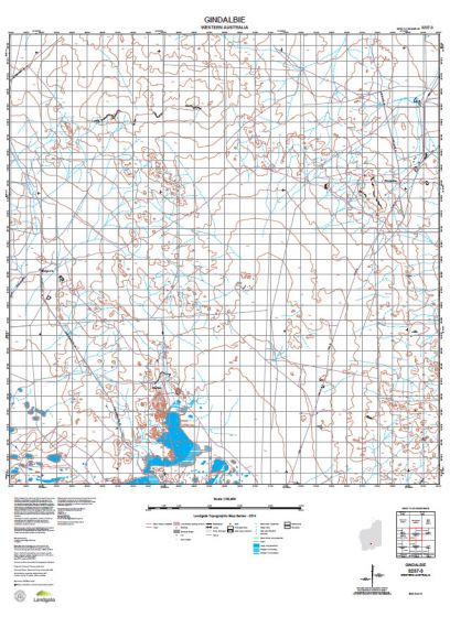 3237-3 Gindalbie Topographic Map by Landgate (2015)