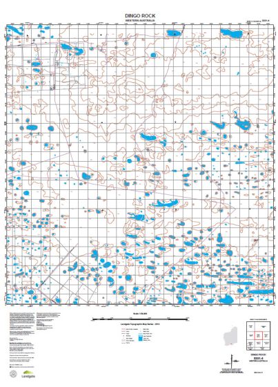 3331-4 Dingo Rock Topographic Map by Landgate (2015)