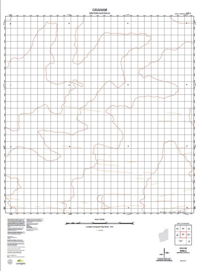 3360-2 Graham Topographic Map by Landgate (2015)