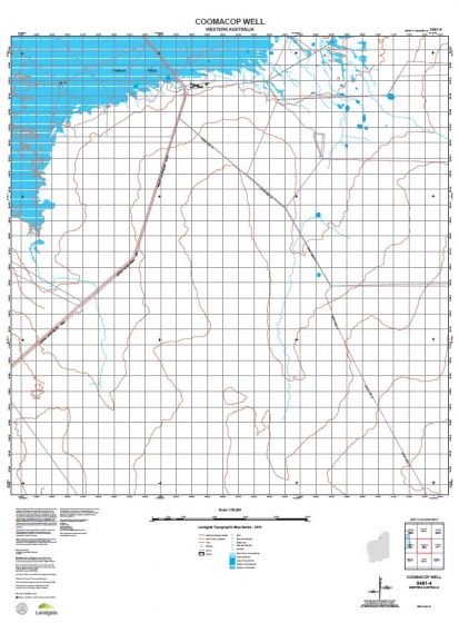 3461-4 Coomacop Well Topographic Map by Landgate (2015)