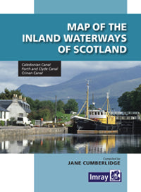 Map of the Inland Waterways of Scotland 2nd Edition by Imray 2013