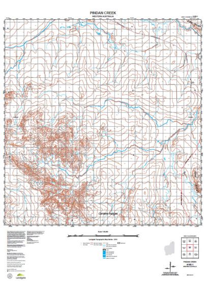 4165-1 Pindan Creek Topographic Map by Landgate (2015)