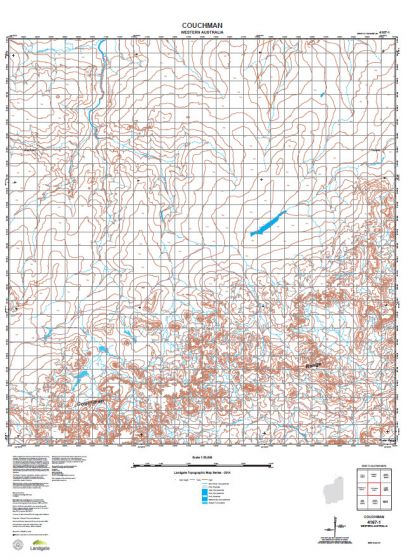 4167-1 Couchman Topographic Map by Landgate (2015)