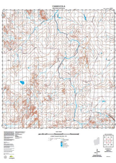 4167-4 Changoola Topographic Map by Landgate (2015)