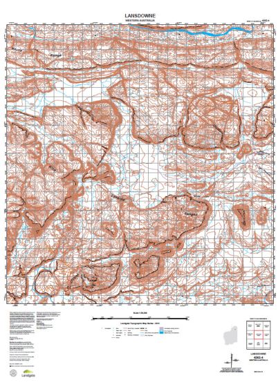 4262-4 Lansdowne Topographic Map by Landgate (2015)