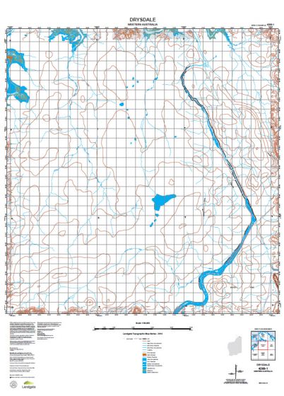 4269-1 Drysdale Topographic Map by Landgate (2015)