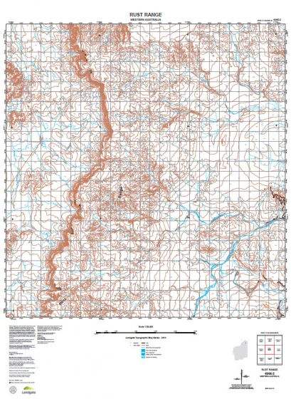 Buy 4365-2 Rust Range Topographic Map by Landgate (2015) – The Chart ...