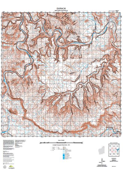 4466-4 Durack Topographic Map by Landgate (2015)