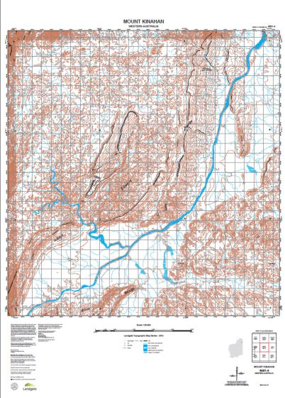 4561-4 Mount Kinahan Topographic Map by Landgate (2015)