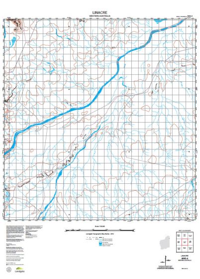 4662-4 Linacre Topographic Map by Landgate (2015)