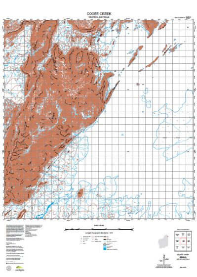 4665-3 Cooee Creek Topographic Map by Landgate (2015)