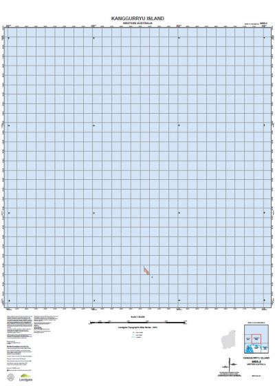 4668-4 Kanggurryu Island Topographic Map by Landgate (2015)