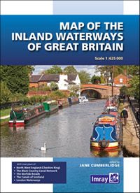 Map of the Inland Waterways of Great Britain by Imray (2016)