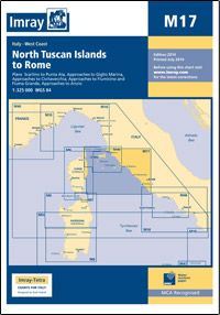 Nautical Chart M17 North Tuscan Islands to Rome (2014)
