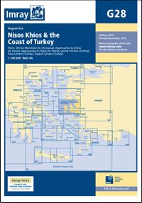 Nautical Chart G28 Nisos Khios & the Coast of Turkey (2013)