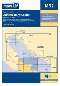 Nautical Chart M32 Adriatic Italy (South) (2015)