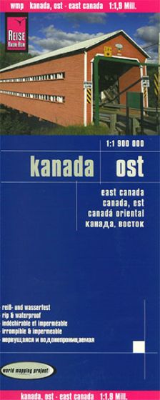 East Canada Road Map (3rd Edition) by Reise Know-How (2015)