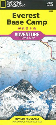 Everest Base Camp Geographical Map