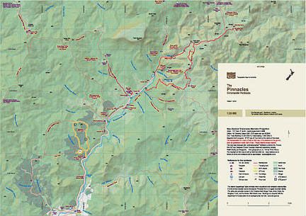 The Pinnacles Topographic Map (1st Edition) by New Topo (2014)