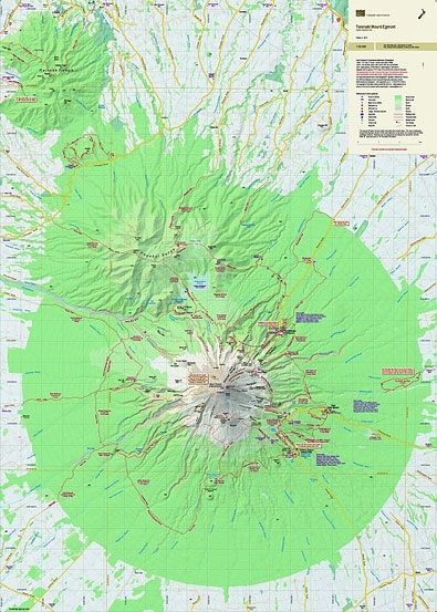 Taranaki Mt Egmont Topographic Map (3rd Edition) by New Topo (2015)