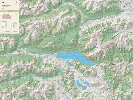 Lake Sumner Tramps Topographic Map (2nd Edition) by New Topo (2015)
